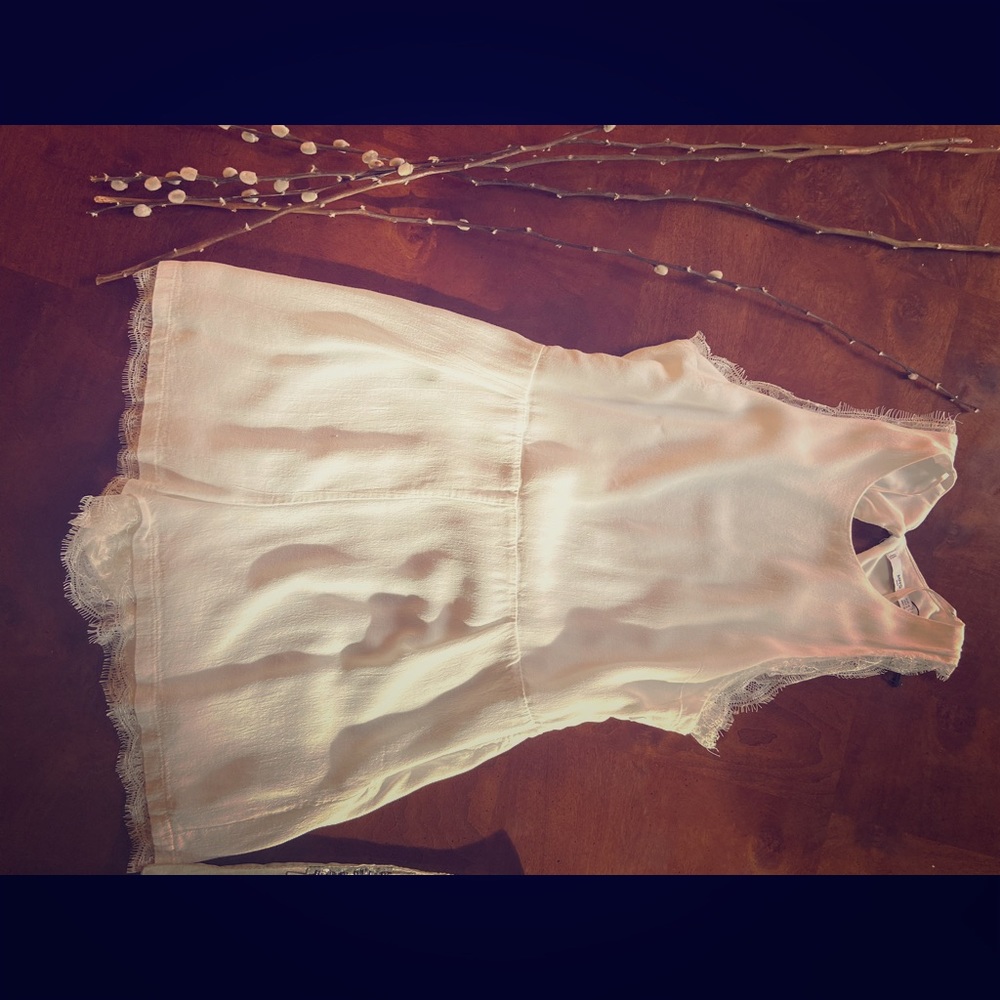 White lace romper from mng size S
